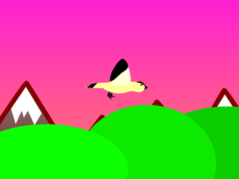 Hill and Bird Parallax