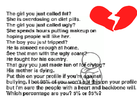 REMIX THIS IF YOU WANNA STOP BULLYING!! The 5% with a heart will.