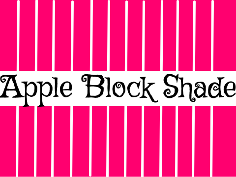 Apple Block Shade