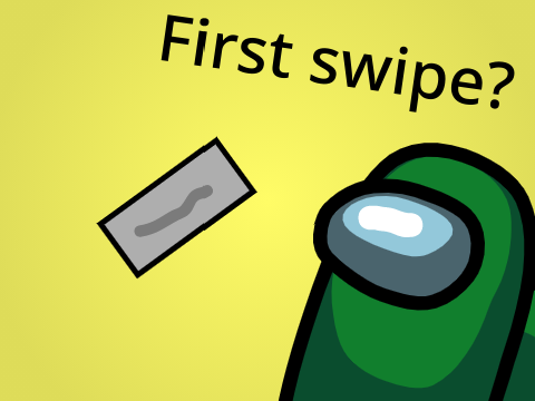 when you get card swipe first try