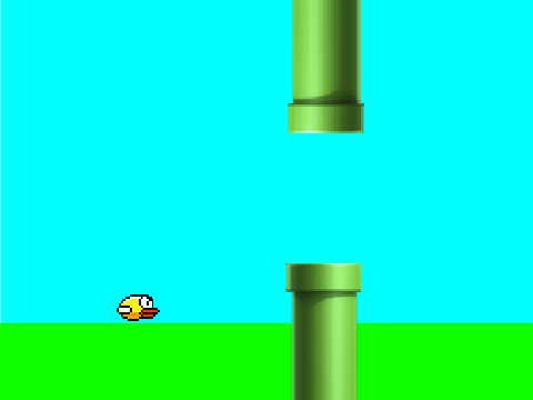 Flappy bird || Infinite platformer (mobile friendly)