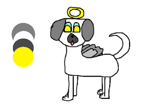 Angel Dog Art