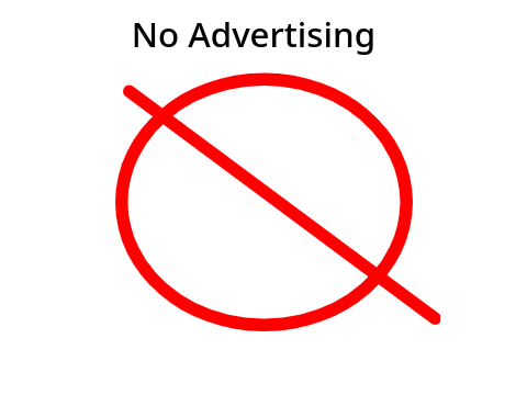 No Avertising