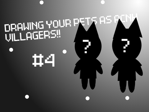  Drawing your pets as ACNH Villagers #4