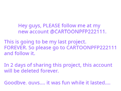 My last project.... goodbye y'all