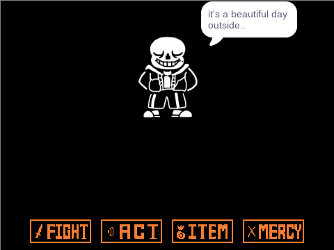 Undertale SANS (stronger than you)