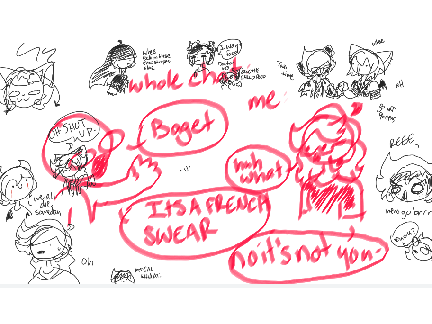 *Casually doodles during school*