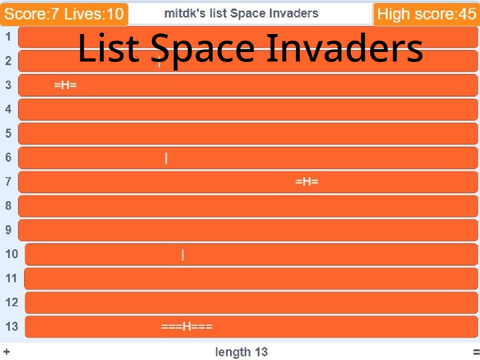  list space invaders