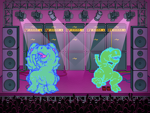 speedy dino dance