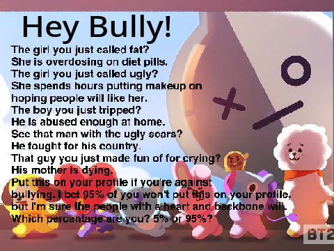 No Bullying!