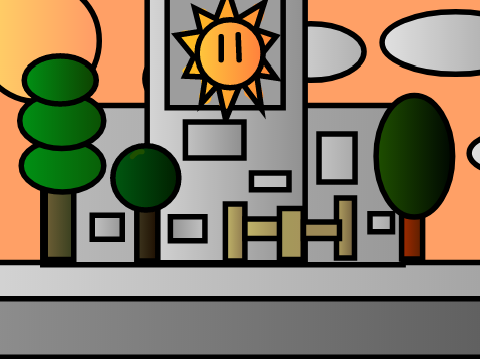 Delfino Plaza (Super Mario Sunshine 2D)