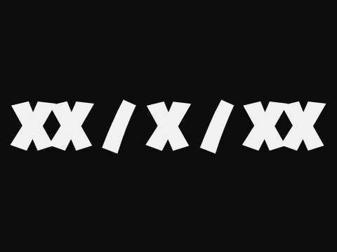 XX / X / XX
