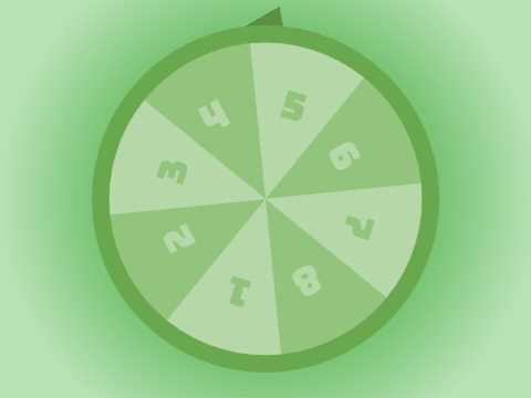 Random Number Picker Spinning Wheel