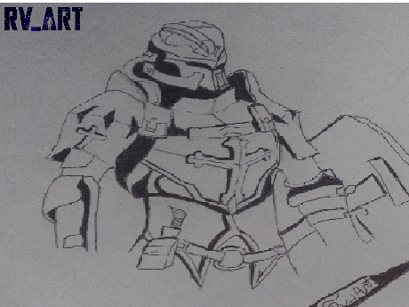 Inktober entry armor