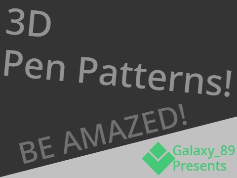 3D Patterns pen