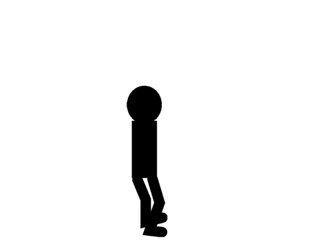 歩く棒人間