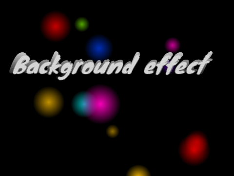 Background effect (test)