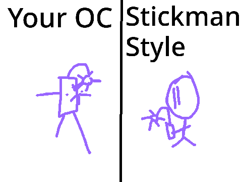 Remix this with your OC and i will turn it into stickman style! remix remix-6 remix