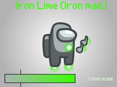 Limes as superheroes (Among Us)