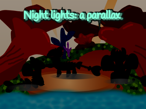Night lights ~ a parallax