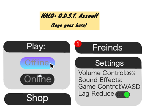 Halo OSDT Menu Designs