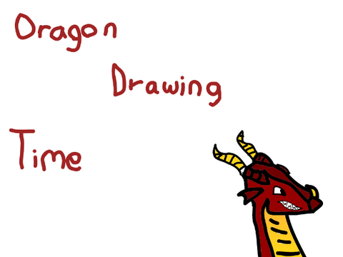 How to draw a Dragon head
