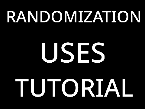 How Randomization Can Be Of Use