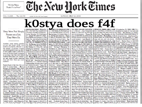 k0stya does f4f