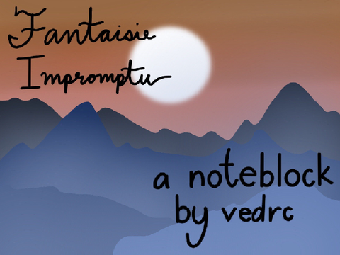Fantaisie-Impromptu - Chopin (Noteblock)