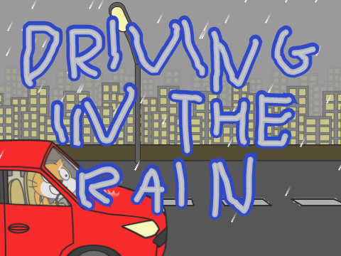 driving in the rain (animation)