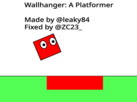 Wallhanger: A Platformer (FIXED)