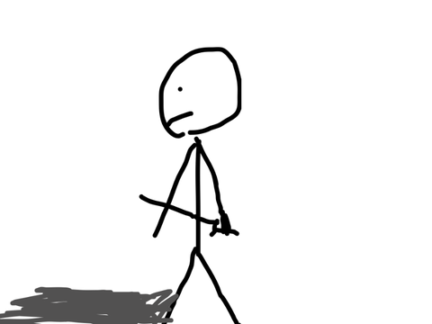 Spinning stick animation