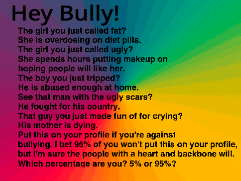 Help stop bullying (remix this)