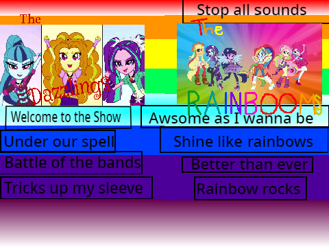 My little pony rainbow rocks songs remix