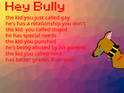 Help Stop Bullying.Remix this!