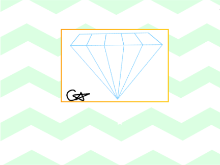 shine bright like a diamond scratch art