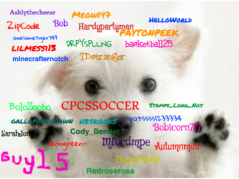 Sign your username if you LOVE dogs!