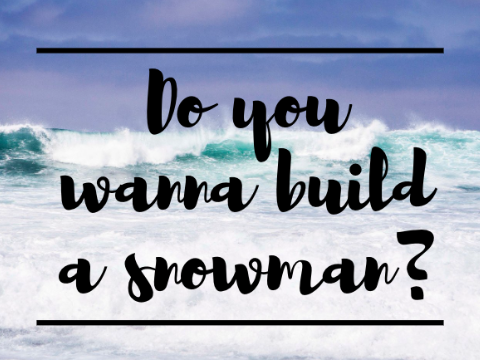 Do you wanna build a snowman? A short animation.