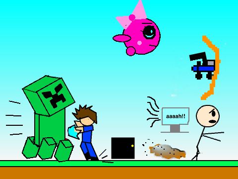 Add Yourself Running From a Giant Creeper remix remix remix remix remix