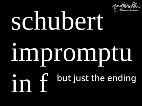 schubert impromptu 142 4 ending