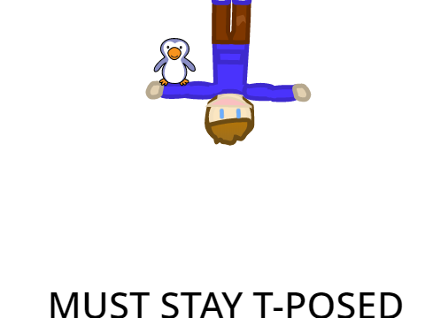 T-Pose man