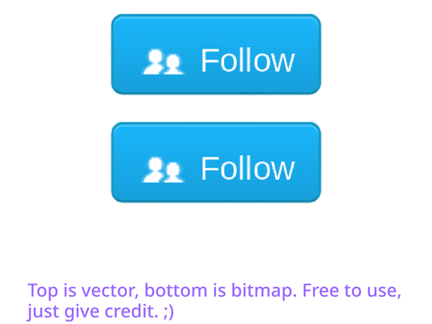 A Background-less Follow Button For Y'all