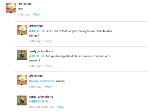 This conversation is beauty ♡