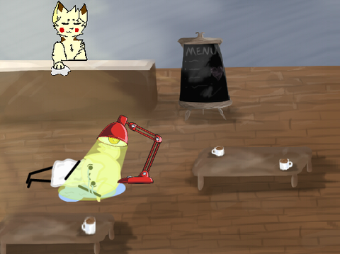 Add Yourself in a Cafe! remix