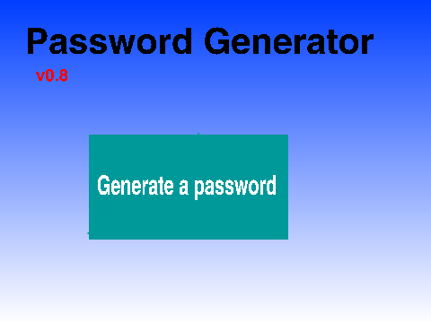 Password Generator
