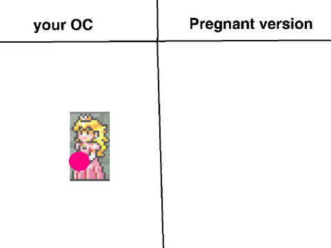 make princess peach gives a birth! (FIXED)