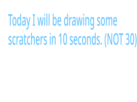 Drawing Famous Scratchers in 10 seconds