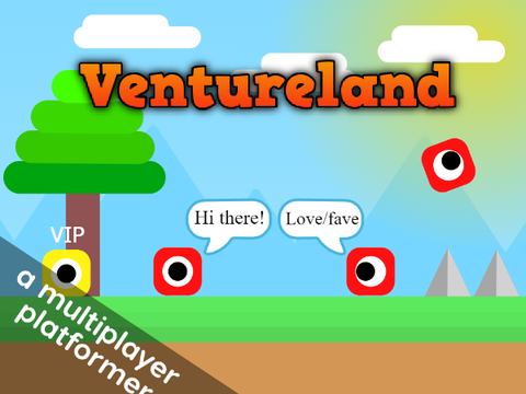 ☁️Ventureland a scrolling mobile multiplayer game☁️ #games #art #music remix