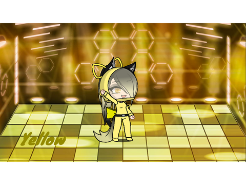 Among us colors as gacha characters