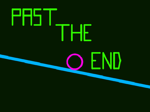 Past The End - A Pen Scrolling Platformer